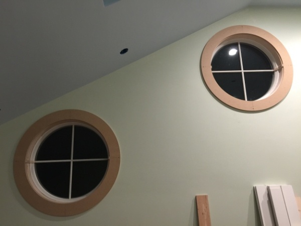 Circle Trim Installed. 