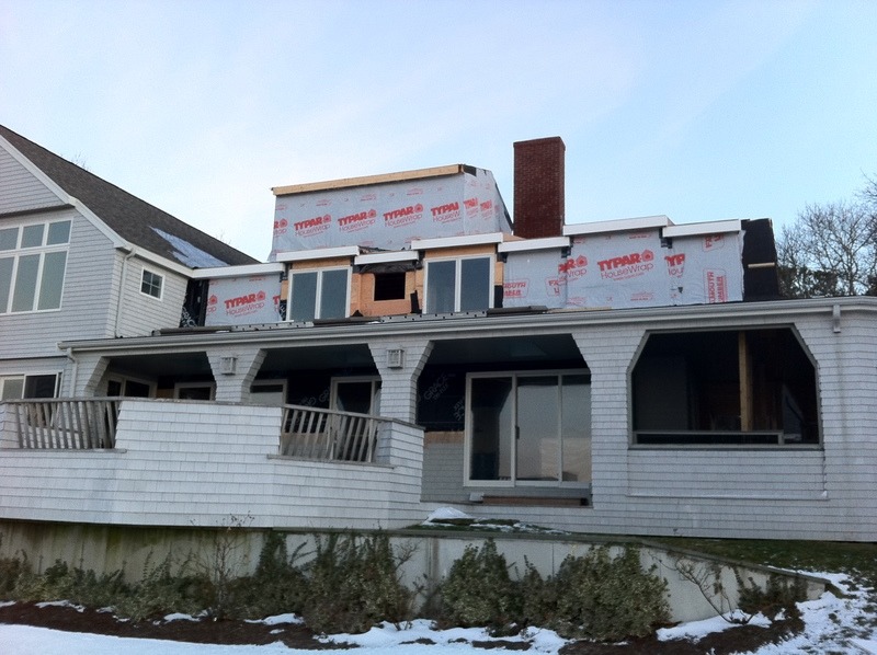 Back of House During Trim Install