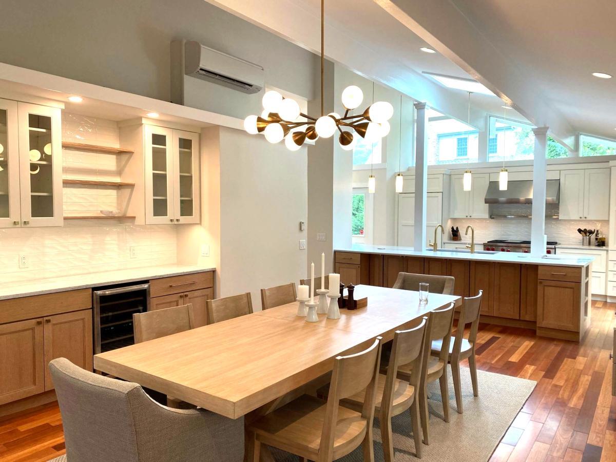 Cape cod remodeled kitchen dining room