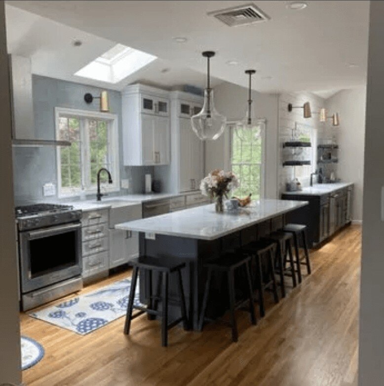 kitchen island remodel idea on cape cod