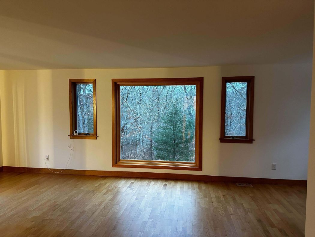 living area remodeled cape cod